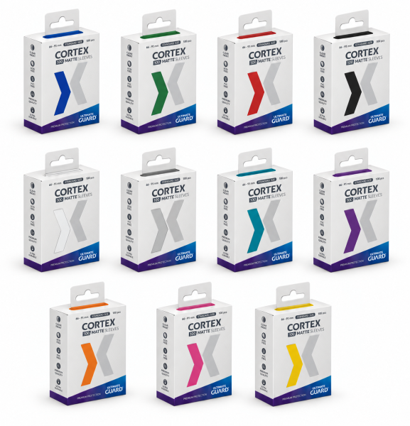 Ultimate Guard Cortex Sleeves Matte Standard Size (100) Alle Farben Matte